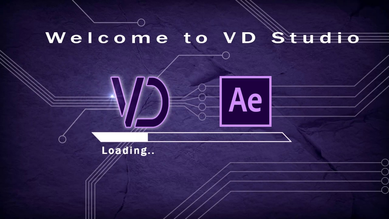 After Effects Tutorial YouTube Intro Animation || VD Studio