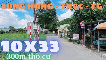 MS287( ĐÃ BÁN ) Bán đất mặt tiền HL97 thành phố Gò Công cách QL50 20m gần công ty Việt Tiến