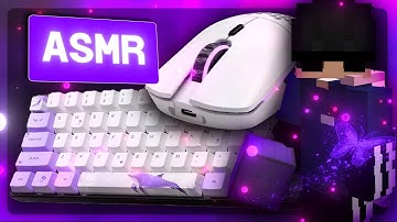[360 FPS SMOOTH MOTION BLUR] Thocky Keyboard + Mouse ASMR Sounds | PikaNetwork Bedwars