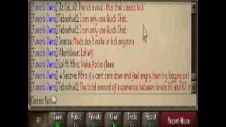 How to get muted on runescape!