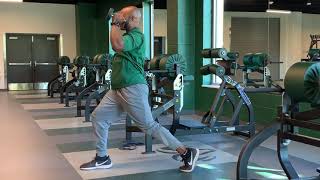 DB Split Squat OH Press