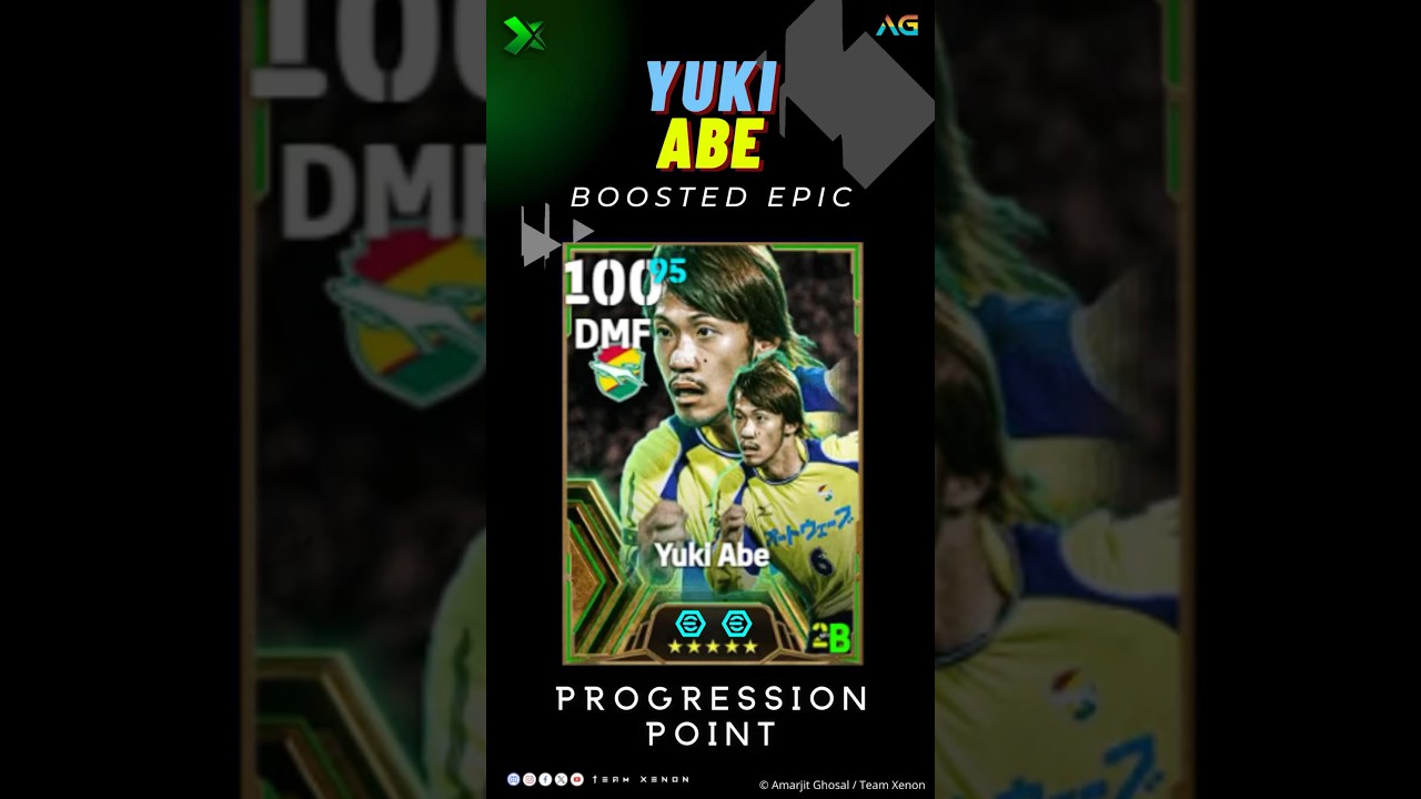 🔥🥶 Double booster Epic Yuki Abe Training Guide 💯 How to Train Y. Abe in eFootball 2025