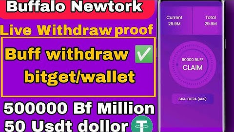 How To Withdraw Buffalo Network token To Trust Wallet || Send Buff Token From Bitget Trustwallet