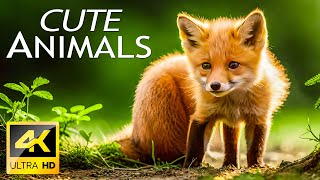 Cute Baby Animals 4K - Amazing World Of Young Animals - Scenic Relaxation Film