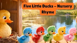 Five Little Ducks | Learning Colors | Joy Nursery Rhymes & Songs for Kids screenshot 4