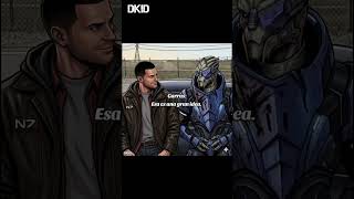 Shepard y Garrus comienzan un podcast. #masseffect #commandershepard #garrus #garrusvakarian #fyp