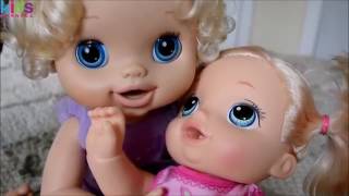 Kidschanel - Crawling Baby Alive Kira Is Scared Of Thunder Baby Go Bye Bye - Toy Heroes Baby Alive