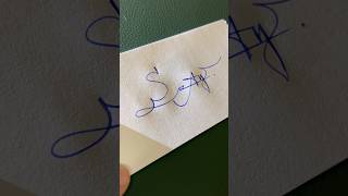 How to sign the letter S?❤️