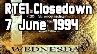 RTE1 Late News and Closedown | 7 June 1994