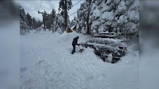 San Diegans stuck in Lake Arrowhead after massive snow storm finally return home