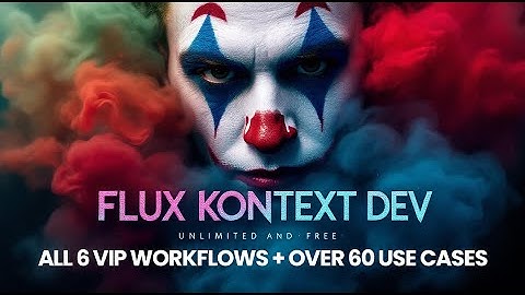 Flux Kontext All 6 VIP workflows + Over 60 use cases in a file to download