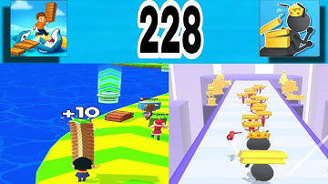 Shortcut Run VS Tiny Run: GameplayWalkthrough All Levels ( part 228)