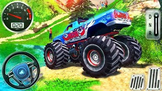 Offroad Monster Truck Driving Simulator - Impossible Jeep Stunts Ramp Racing - Android Gameplay #1 screenshot 5