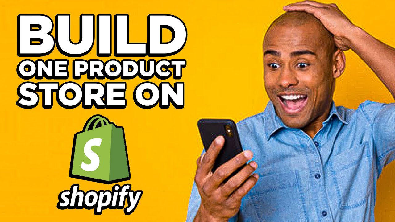 How to Build a One Product Dropshipping Store on Shopify - YouTube