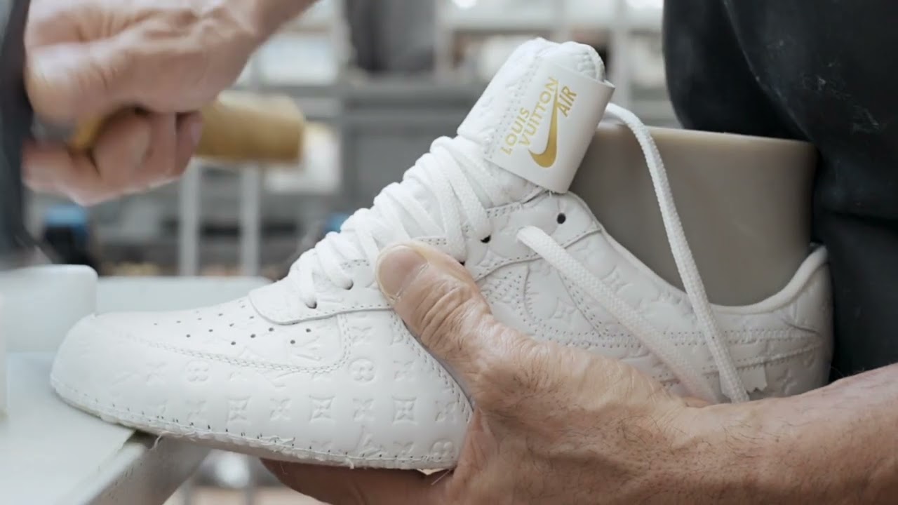 The Louis Vuitton x Nike Air Force 1's Covert Journey to the