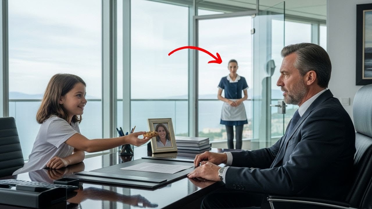 Nitko Se Nije Usuđivao Razgovarati S Milijunašem… Sve Dok Mu Kći čIstačice Nije Ponudila Kolačić