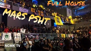 One Pride MMA [Live] Mars PSHT berkumandang , di nyanyikan Ribuan Pendukung Suwardi