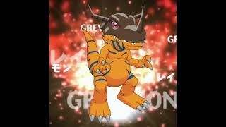 Digimon 01 - Agumon - Evolution - Greymon