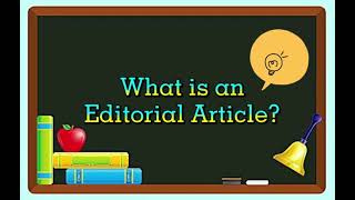 Quarter 3 (Module 2) MELC -Based- How to write an Editorial Article
