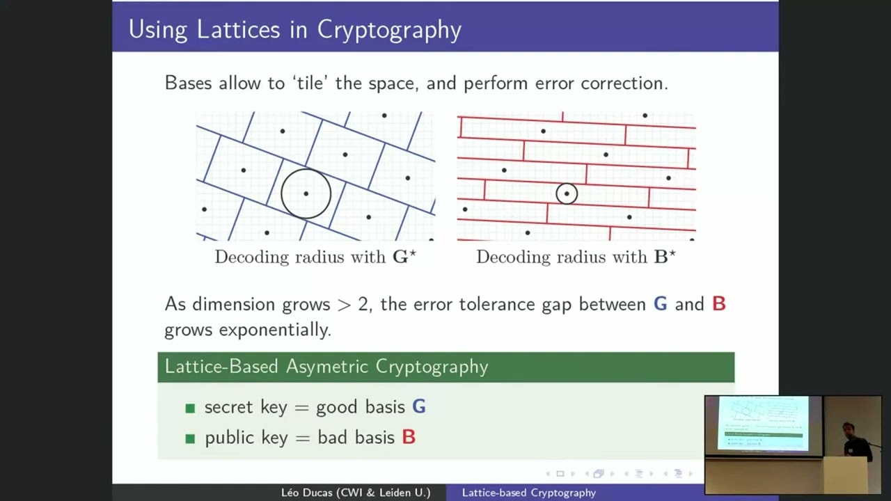 Lattice based cryptography - 2023 Post-Quantum Cryptography Conference  Amsterdam