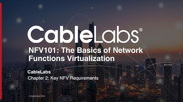 NFV 101 Chapter 2: Key NFV Requirements
