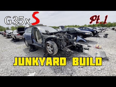 Building My Infiniti G35xS using JUNKYARD PARTS! Pt.1