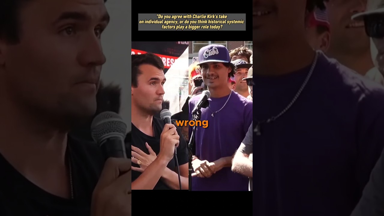 Is History An Excuse? Charlie Kirk Responds To Student On Systemic Hardship #history #debate thumbnail