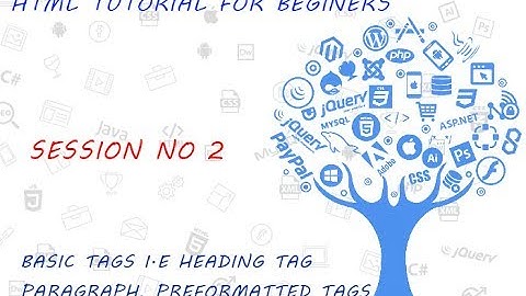 HTML Tutorial for Beginners   02   Basic HTML Tags Heading Tags Paragraph Tags