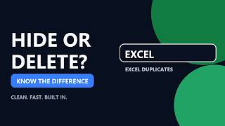 Remove Duplicates In Excel Without Losing Real Data