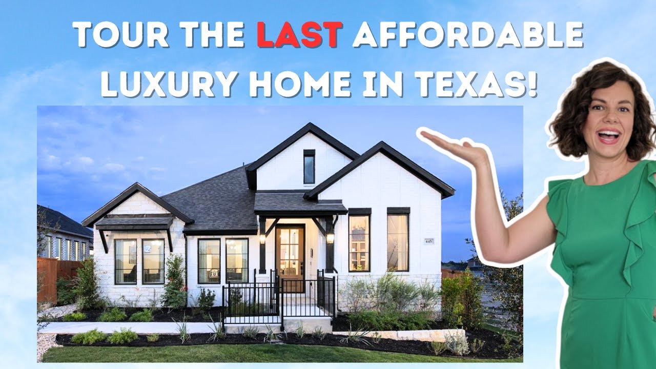 Tour the LAST affordable luxury home in Texas! Perry Homes Kyle