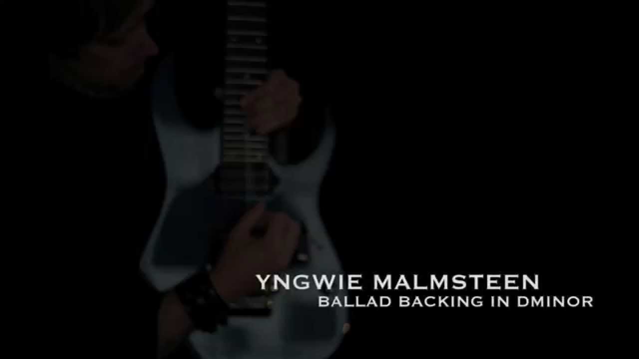 Yngwie Malmsteen ballad backing in D minor