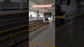 Infosys Foundation Metro#metro #infosys #bangalore #travel #trip #travelblogger #youtubeshorts#short