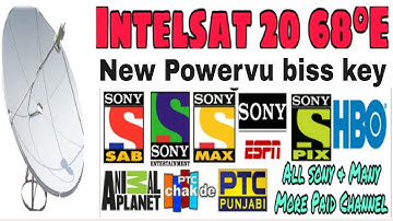 Sony Network New Update PowerVu On Intelsat 20 68E
