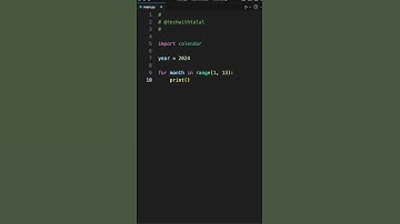 Python Calendar Year Trick!! #python #coding #programming
