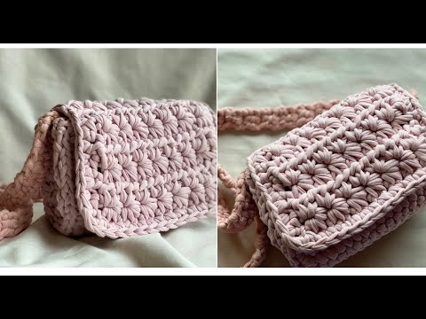 Easy Crochet pattern - Oversized T Shirt Yarn Clutch Bag – King & Eye