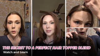 The Secret To A Perfect Hair Topper Blend Watch And Learn Uniwigs Airy Elegance