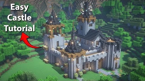 Easy Minecraft Castle Tutorial 🏰 | Step-by-Step Build for Beginners (2025) #minecraft #gaming
