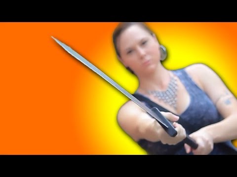 Cold Steel Katana Machete Version 2 | Weapon Test | Zombie Go Boom
