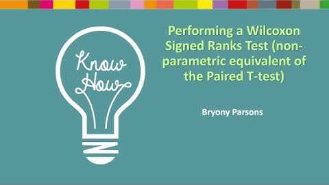 How to perform a Wilcoxon Signed Ranks test in SPSS