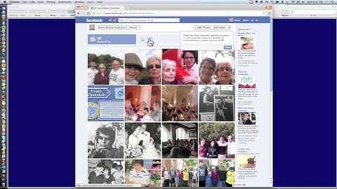 Uploading Photos to Facebook - Creating Photo Albums