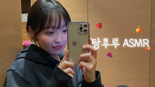 탕후루 4알 asmr (🍓🍊🍇 )