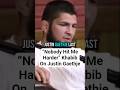 “Nobody Hit Me Harder” 😳 Khabib On Justin Gaethje #ufcwhitehouse #justingaethje #khabib #ufc #mma