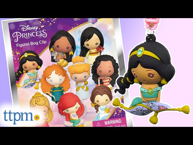 Disney Princess Figural Bag Clip Blind Bags Opening & Review