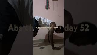 Abs challenge day 52 #abschallenge #absworkout #homeworkout #shorts