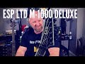 ESP LTD M1000 Deluxe (Metal Guitar Review)