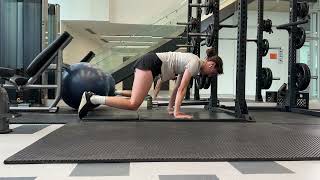 Hands and toes quadruped weight shifting