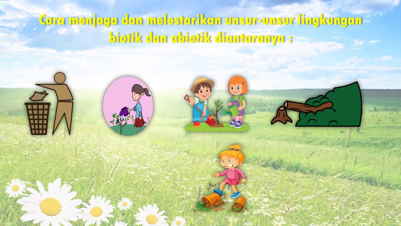 Lingkungan Biotik Dan Abiotik Youtube
