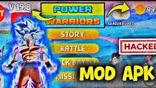 Power warriors mod apk 19.8 unlock all characters download unlimited money  screenshot 5