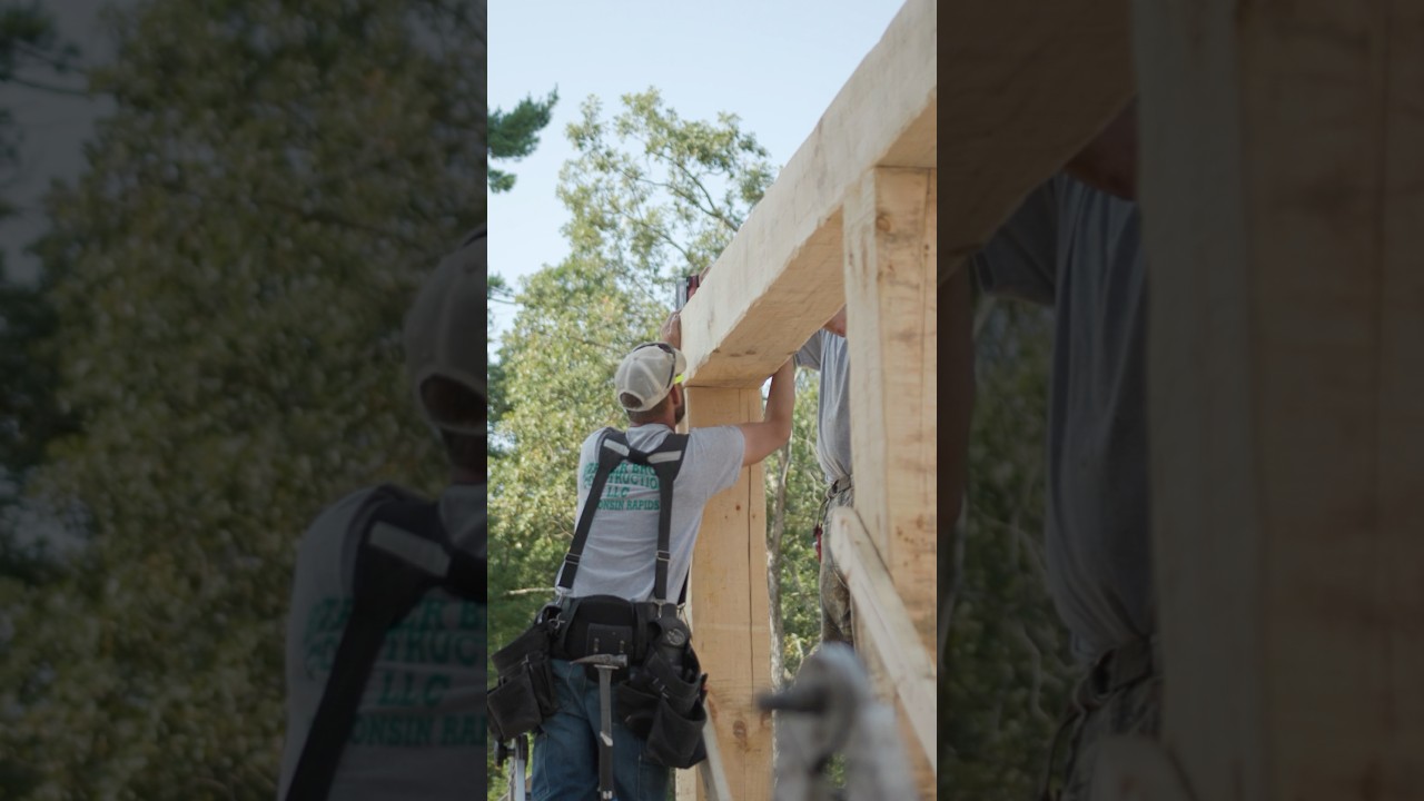 EPIC outdoor living space build! ✨😍 