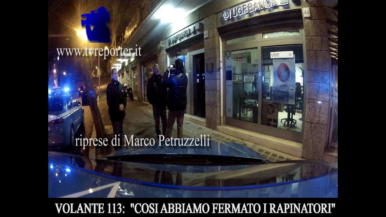 RAPINA IN BANCA, LIBERATO L' OSTAGGIO #VOLANTE 113